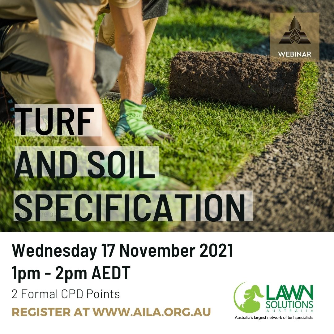 WEBINAR: Turf and Soil Specification by Lawn Solutions